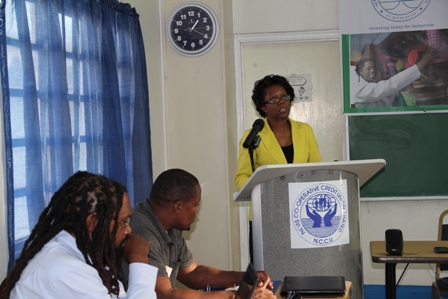 Corporate Affairs Manager of the Sugar Industry Diversification Foundation (SIDF) Mrs. Delcia Bradley-King